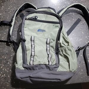 MEC Sage Green and Gray Backpack